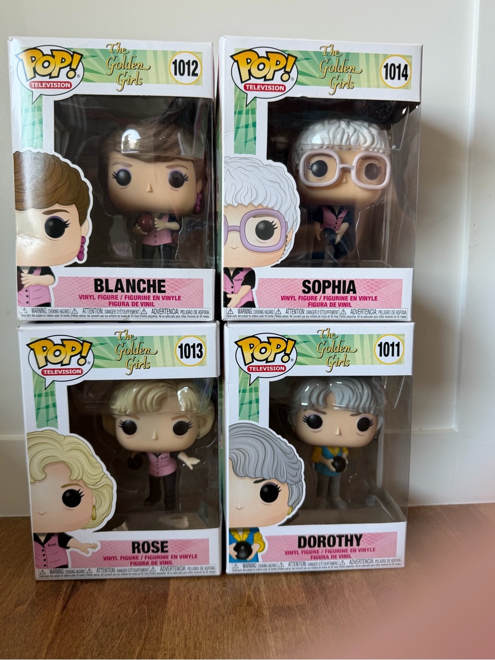 Golden Girl Funko pop set- video in the listing